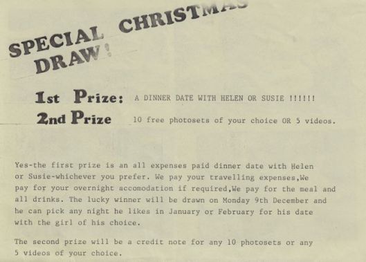 Fiona Cooper Christmas Draw Flyer